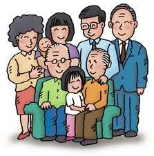 Vocabulaire de la famille en anglais classé par catégorie à connaitre.