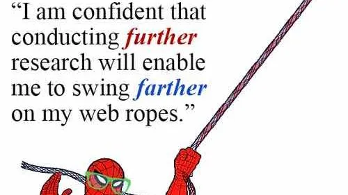 La différence entre "Farther" et "Further" en anglais.