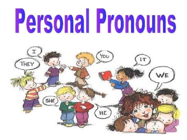 Les pronoms personnels en anglais - Rappel de grammaire